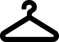Clothing Hanger Vinyl Svg File, Free Vectors File